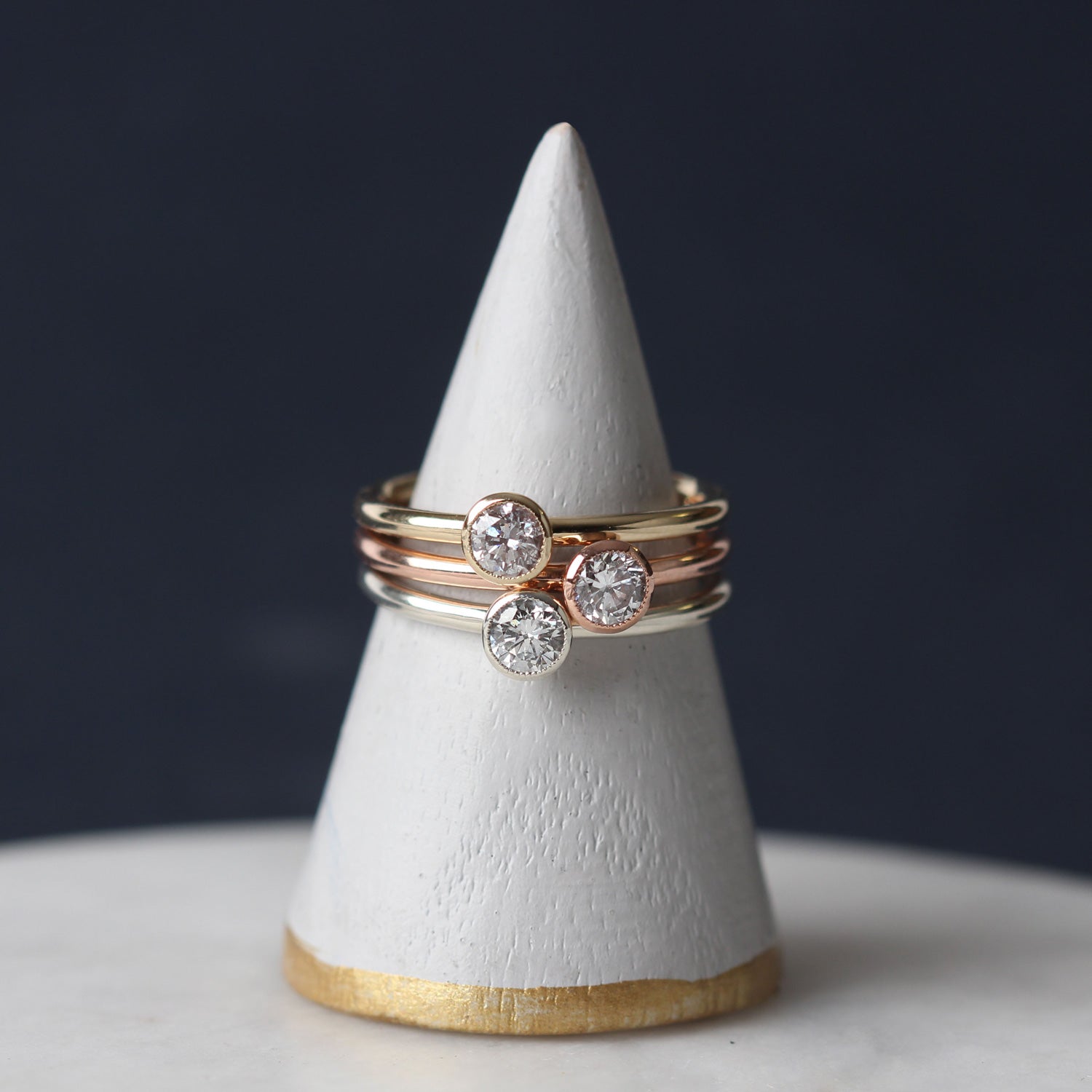 Small rose deals gold ring