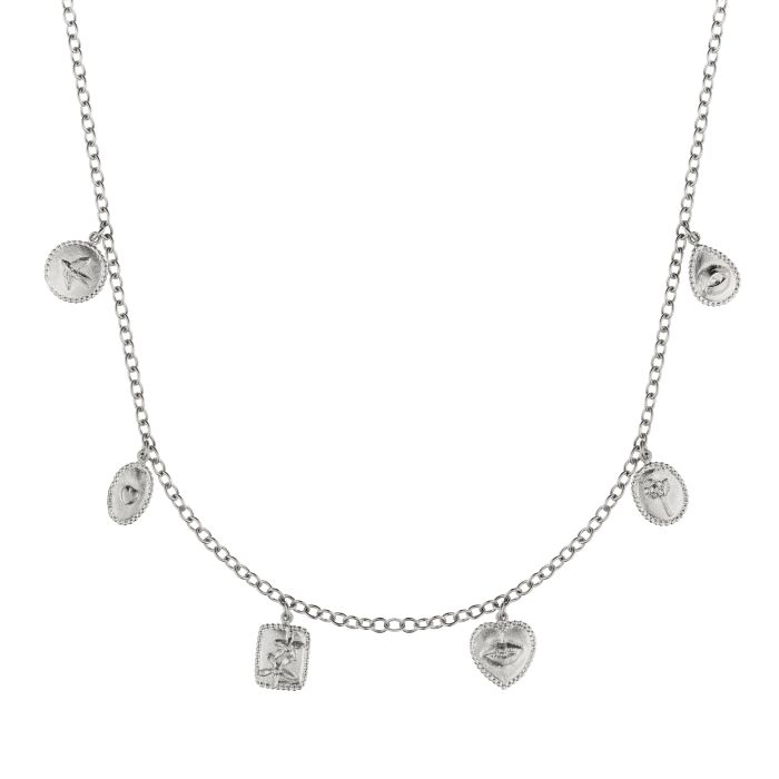 Alex Monroe at E.C. One London Gratitude for Nature Small Charm Necklace Silver