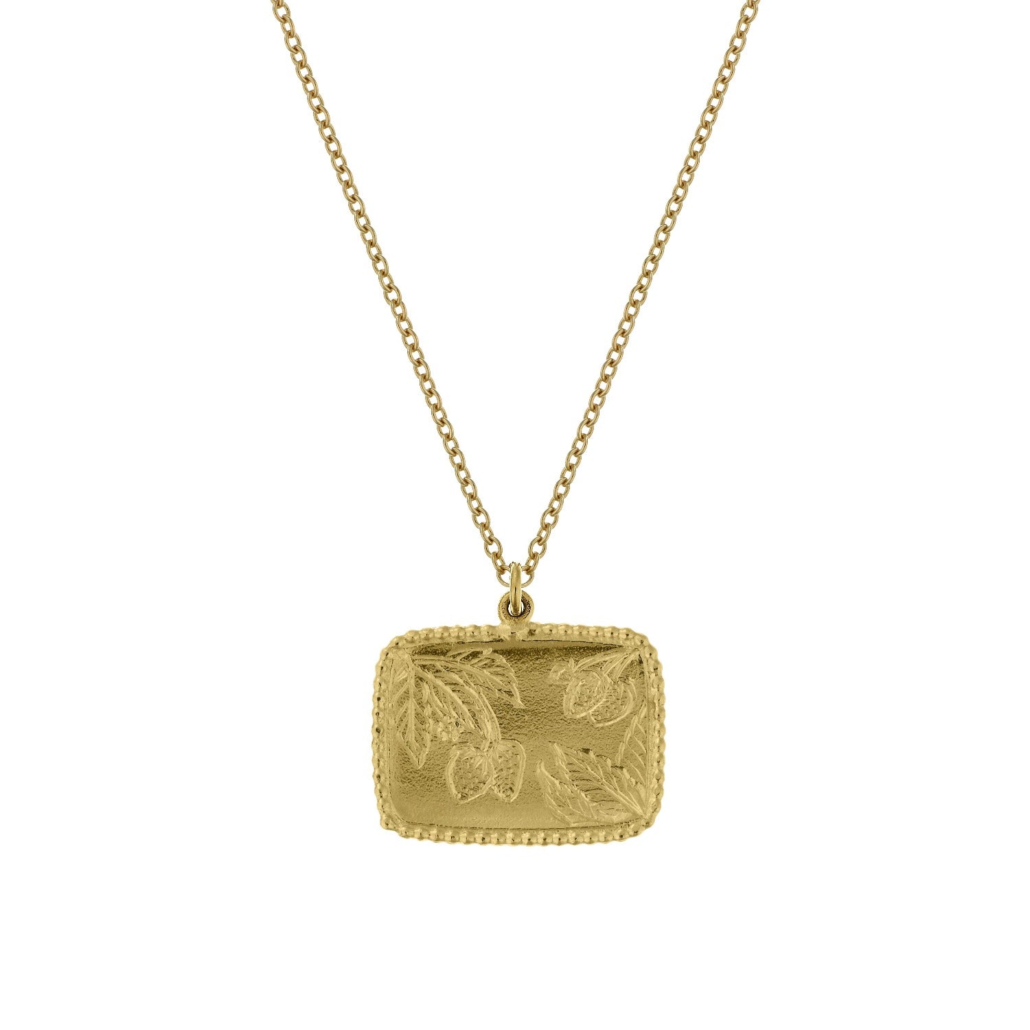 Alex Monroe at E.C. One London Sense of Taste Lips Pendant Necklace Gold Plated