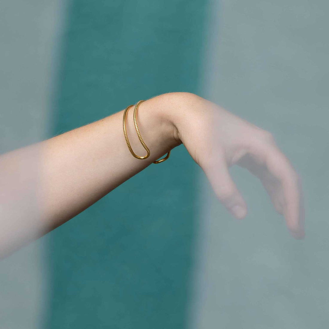 Serpentine Cuff Gold Plated