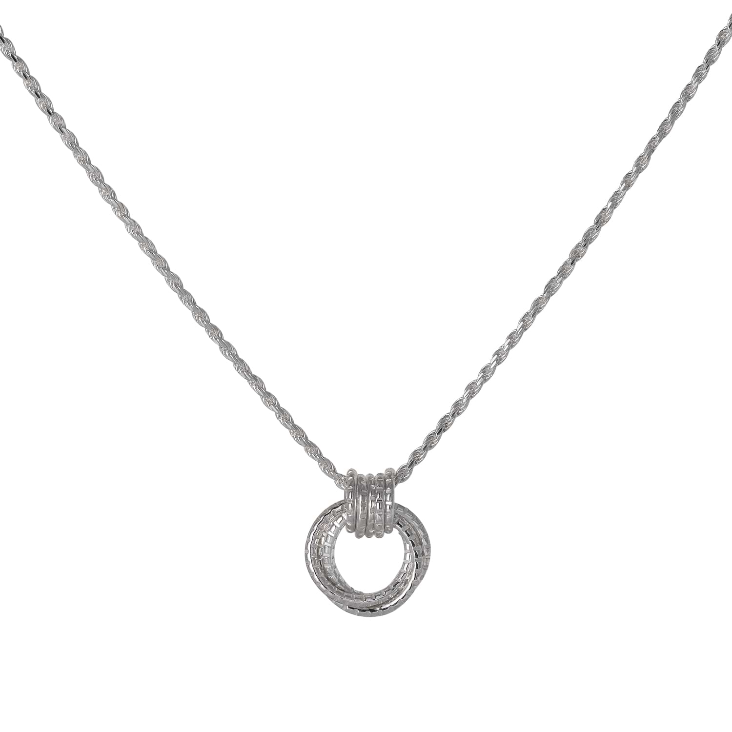 Cara Tonkin at E.C.One London  Serpentine Triple Loop Pendant Silver