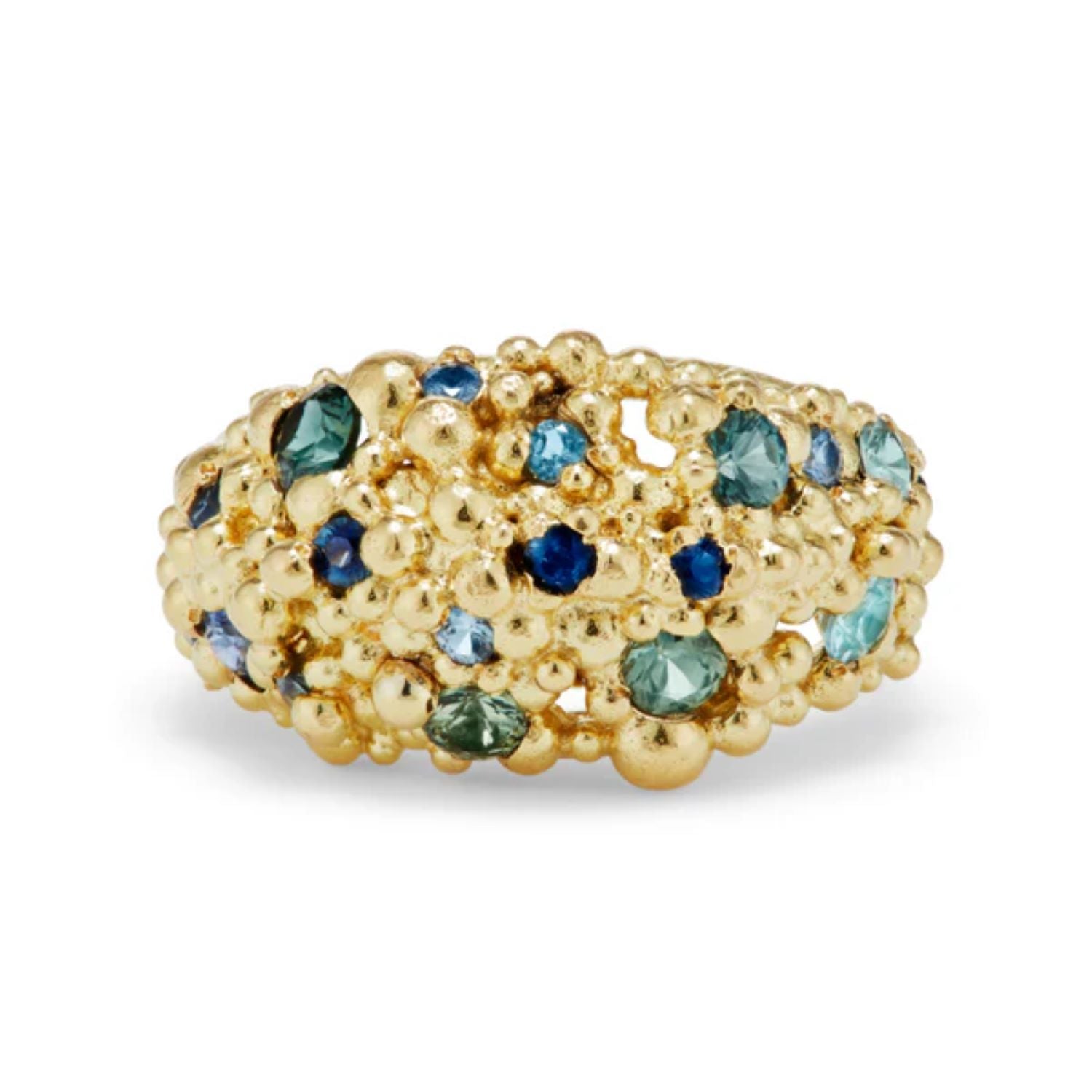 Hannah Bedford at E.C.One OCEAN JEWELS Scattered Granule Gold Ring