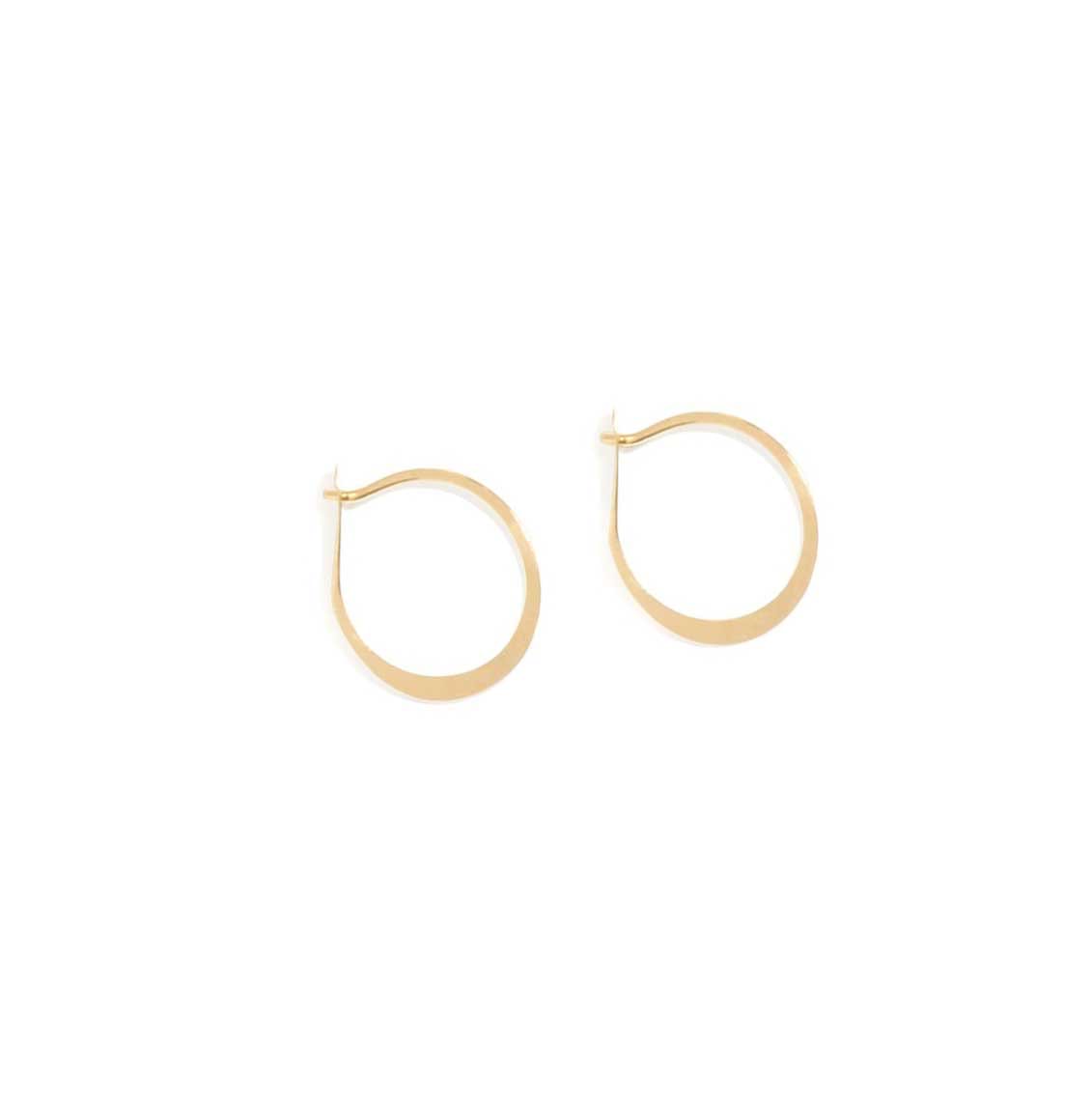 Melissa Joy Manning at EC One London small Round Hoops gold