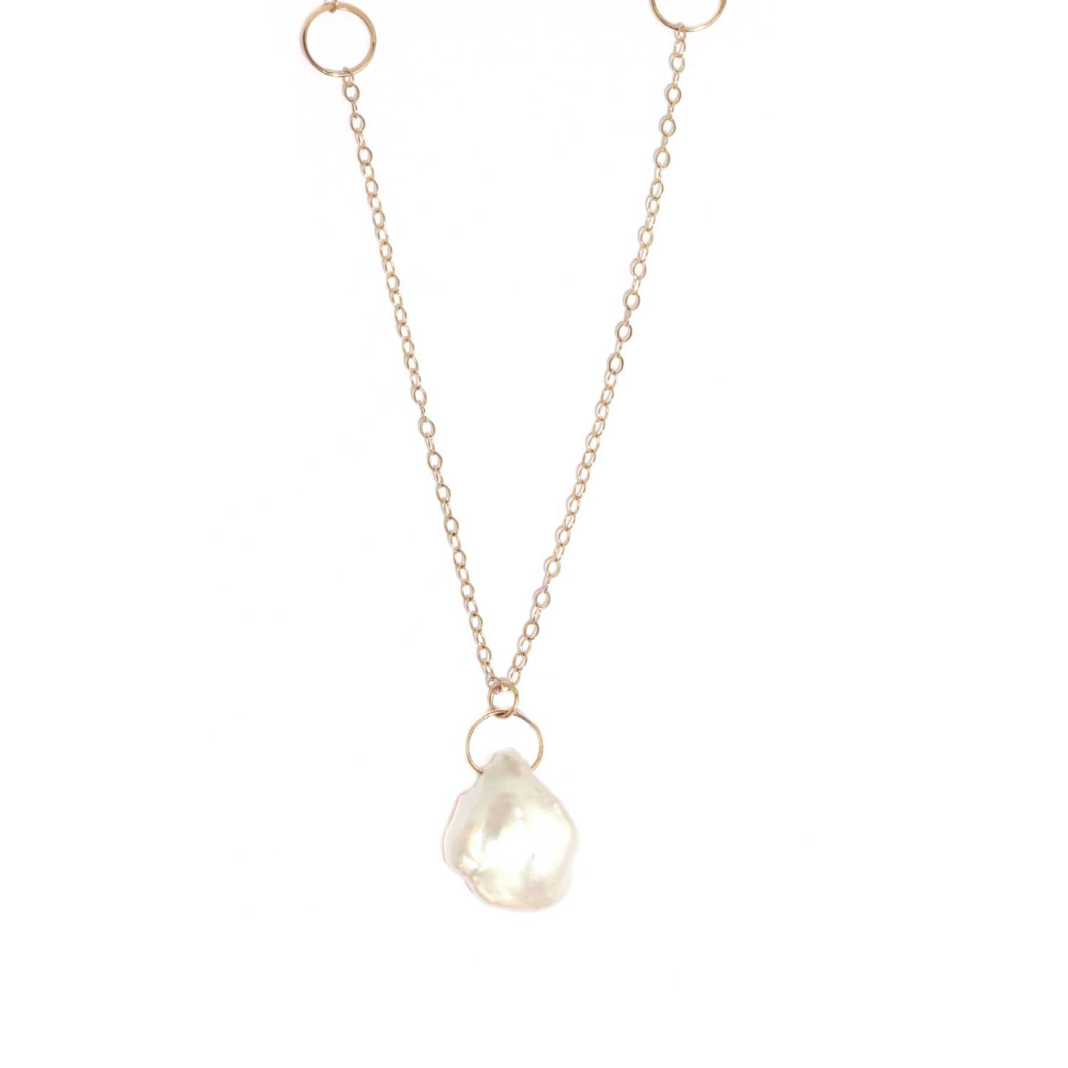 Melissa Joy Manning at EC One London keshi pearl necklace gold