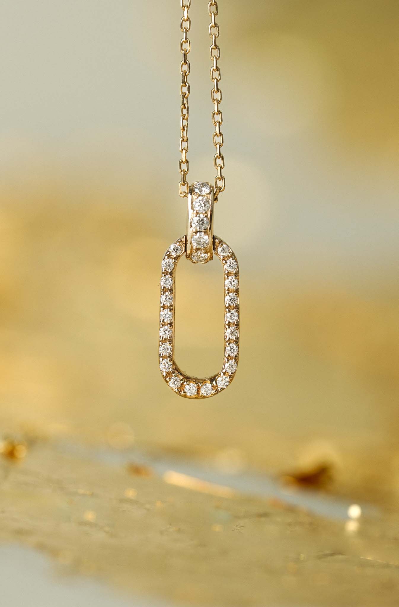 Nilufer Fine Jewellery at E.C.One London LINK Gold and Diamond Necklace