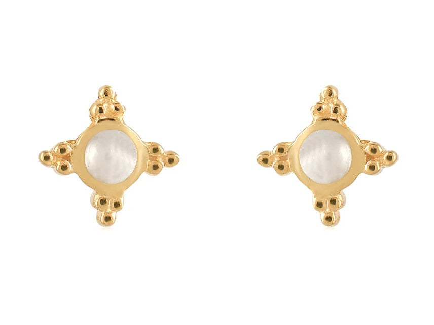 Pomegranate at EC One London SUNBURST Pearl Stud Earrings