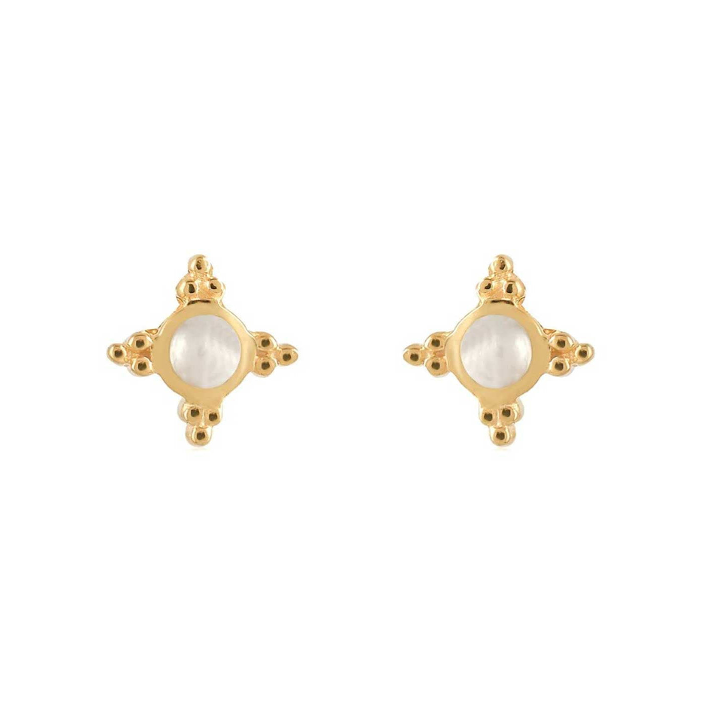 Pomegranate at EC One London SUNBURST Pearl Stud Earrings