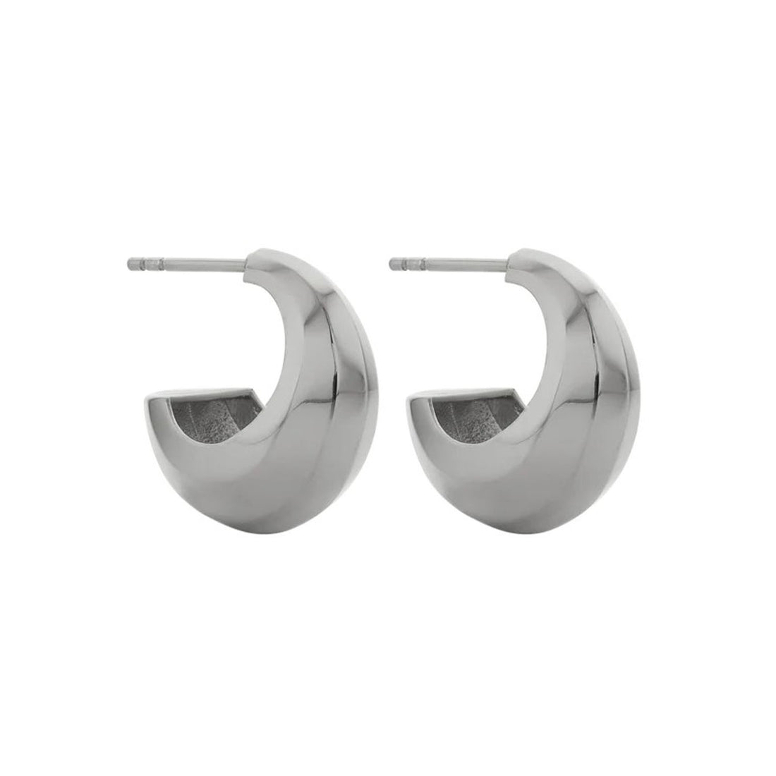 CIRA Hoop Earrings Silver By Zoe & Morgan at ethical jeweller E.C.One London