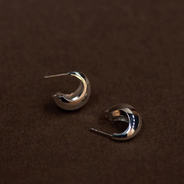 CIRA Hoop Earrings Silver By Zoe & Morgan at ethical jeweller E.C.One London