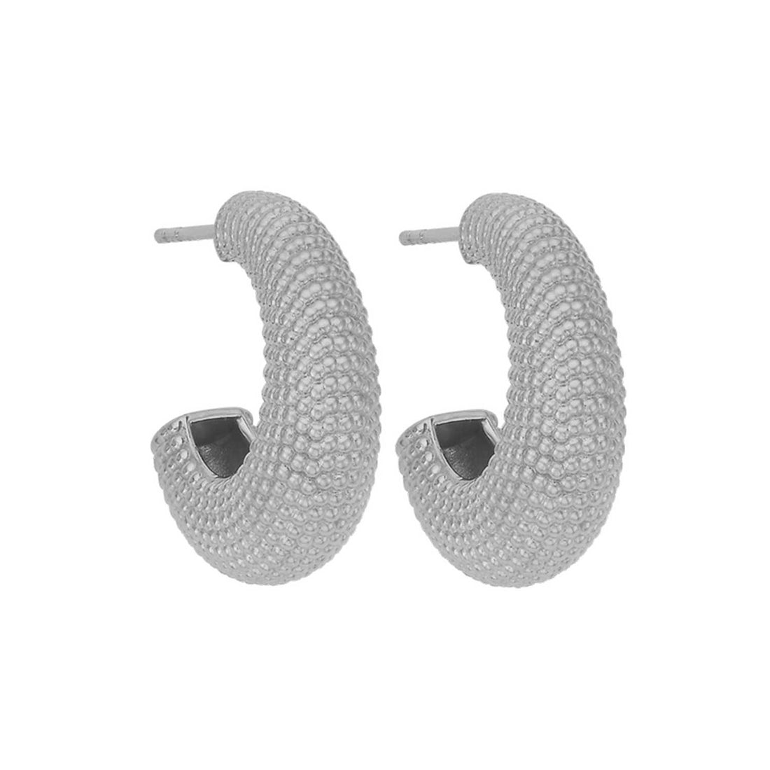 Zoe and Morgan RHEA Hoop Earrings Silver at ethical jeweller EC One London