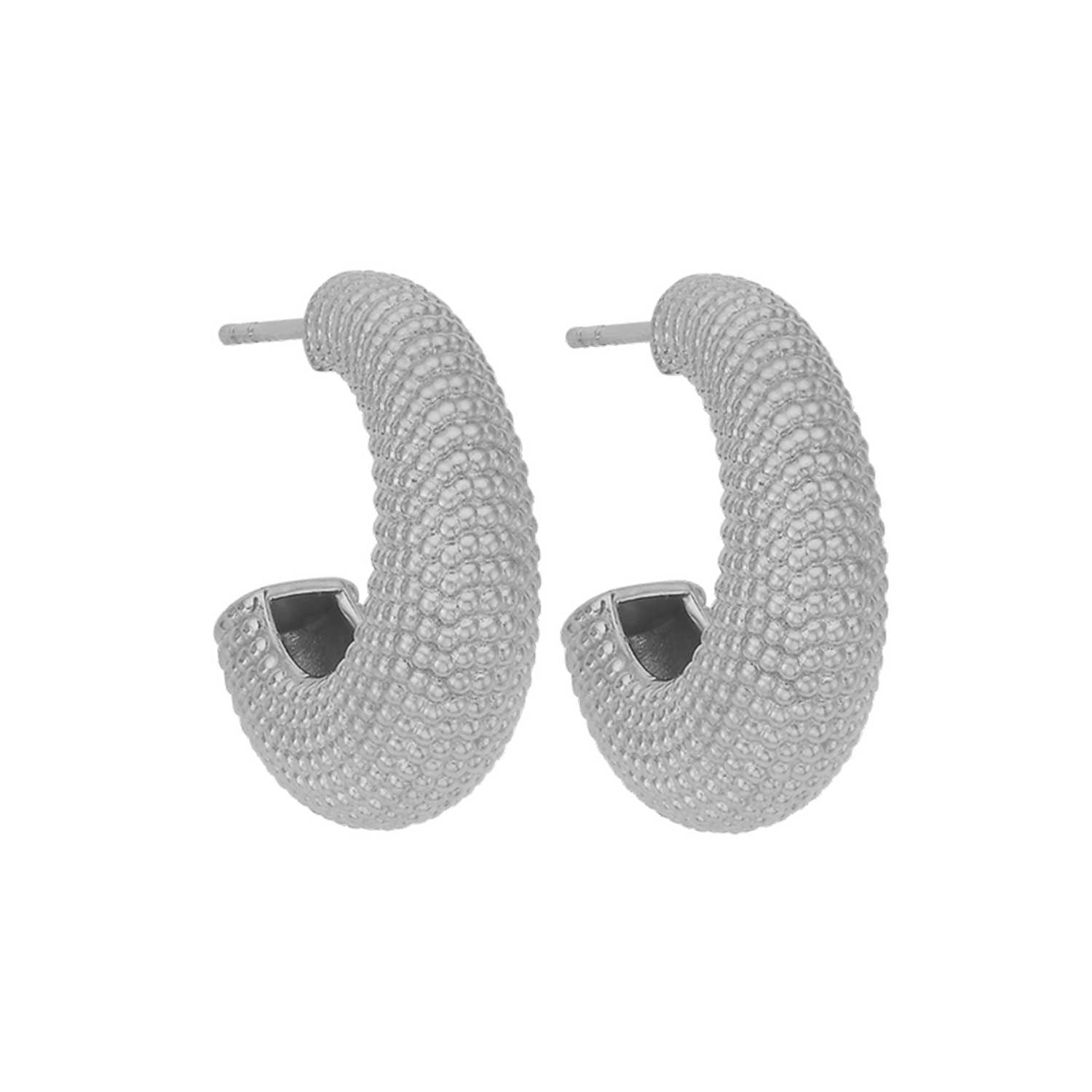 Zoe and Morgan RHEA Hoop Earrings Silver at ethical jeweller EC One London