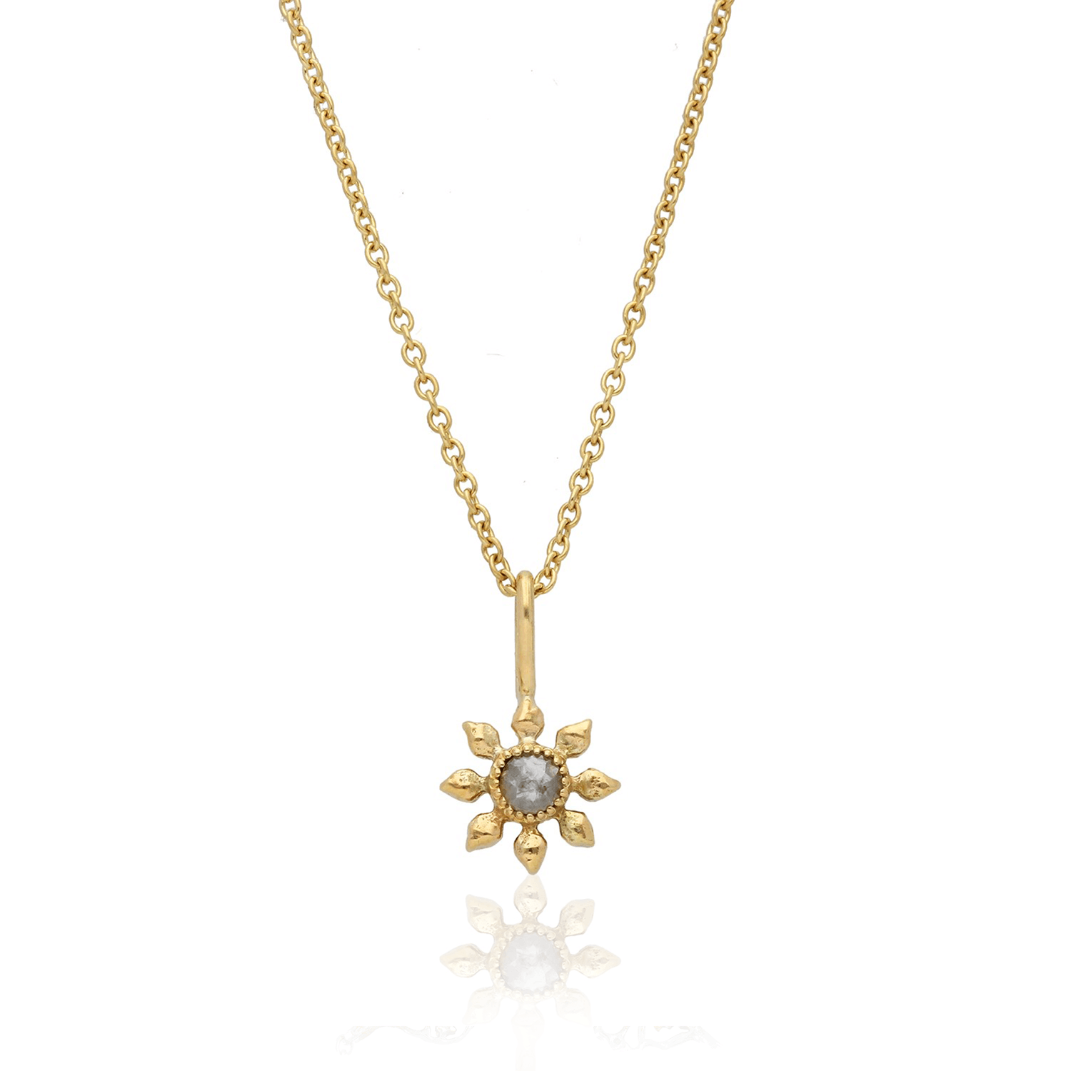 EC One Natalie Perry  Diamond Flower Necklace