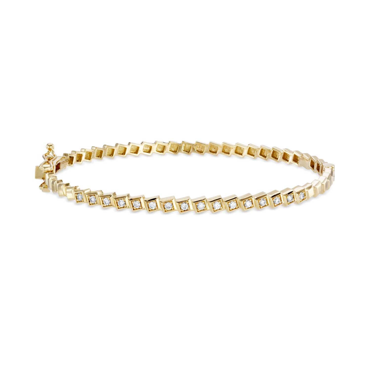 GFG LARA Gold Bracelet with Diamonds at EC One London