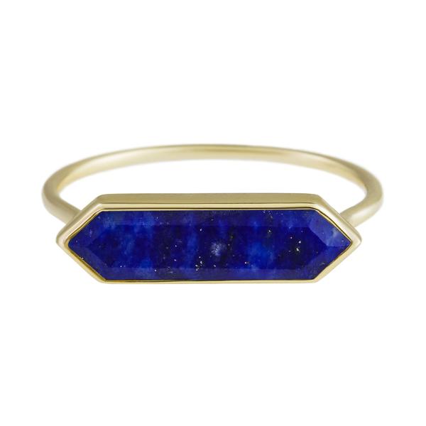 Gold Ring with Hexa Lapis by Metier