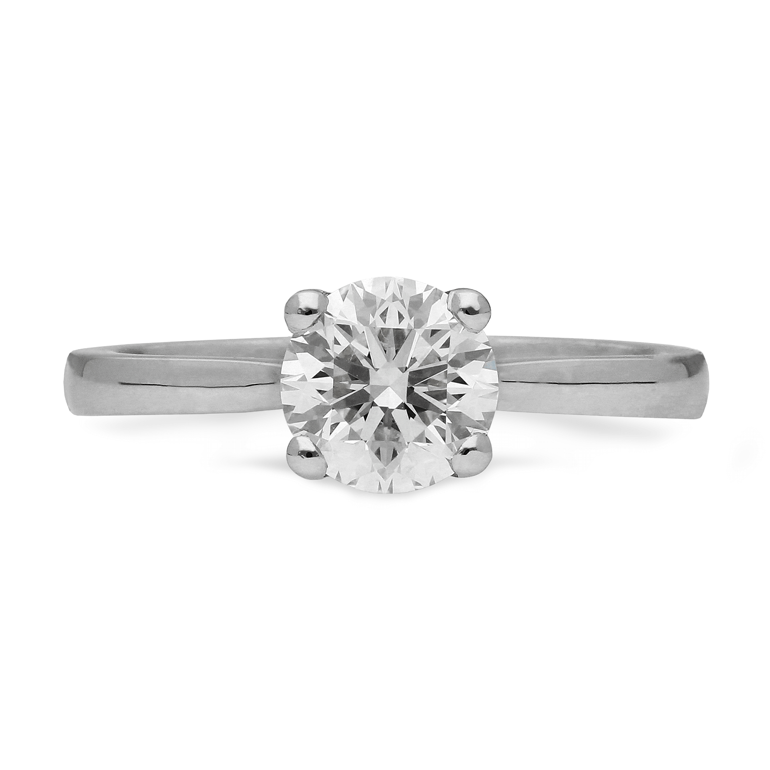 EC One ethical 0.70ct Diamond "Nancy" Solitaire in recycled Platinum made in our B Corp certified London workshop